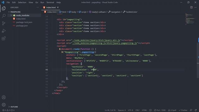 Pagepilling js смотреть онлайн