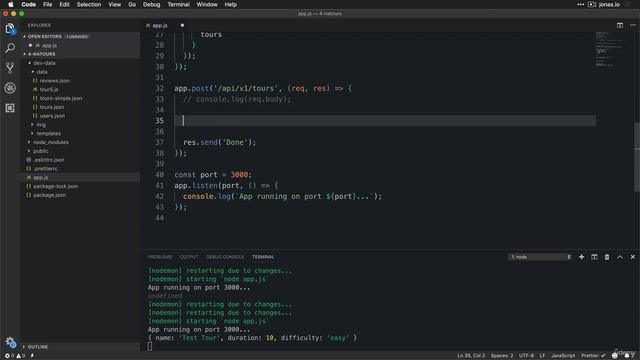 Handling POST Requests | Lecture 52 | Node.JS ? смотреть онлайн