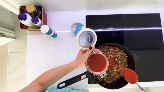 Картофельная Запеканка с фаршем и мексиканской овощной смесью смотреть онлайн