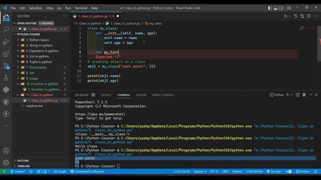 Class in python смотреть онлайн