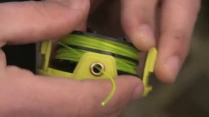 Как поменять леску на шпуле RAC118 RYOBI