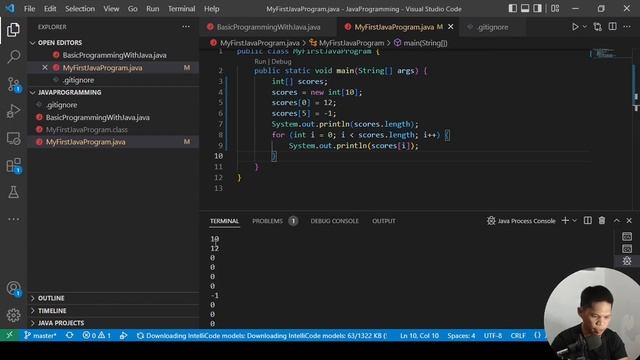 Working with Arrays in Java смотреть онлайн