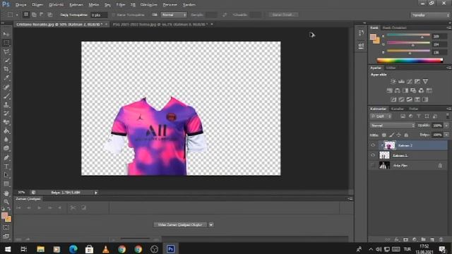Photoshop İle Futbolcuya Forma Giydirme | Part 1 #photoshop #photoshoptutorial