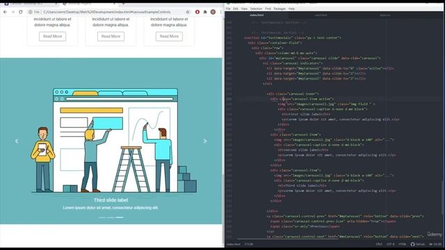 06 Bootstrap Carousel 2 смотреть онлайн