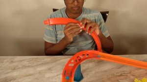 Hot Wheels New Track Builder Unlimited Speed Through The Booster And Count Your Laps