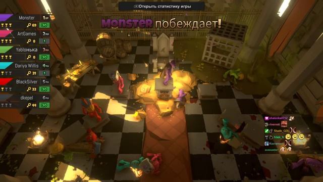 gARTic Phone, Pummel Party, Golf It, gARTic, Tricky Towers (24.1.2021) смотреть онлайн