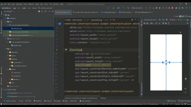 Textview in android || Android developer Tutorial part 2 смотреть онлайн