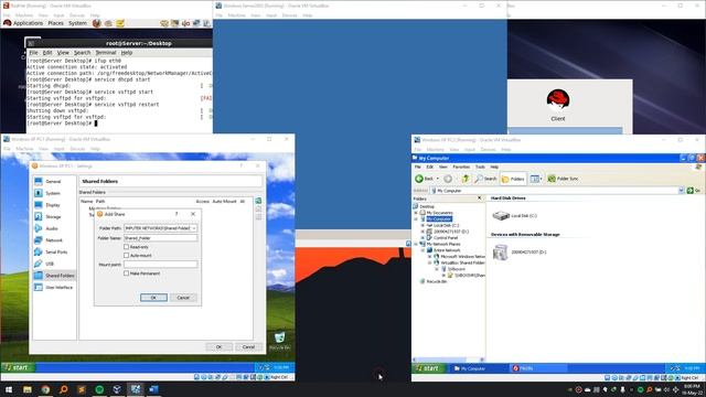 Telnet, SSH, SAMBA All Working on XP Client + Web Hosting On Linux - [PART 4] смотреть онлайн