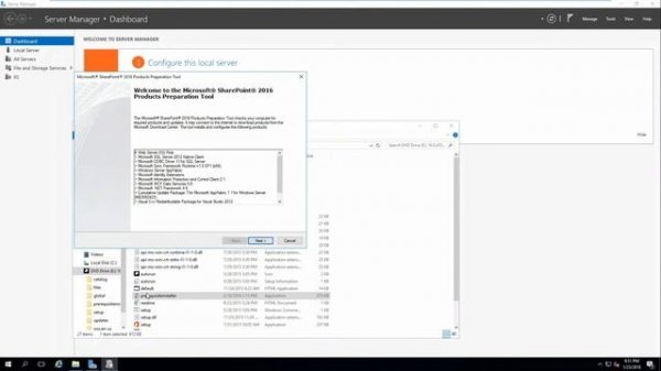 Installing & Configuring Windows Server 2016 Part 7 Installing Sharepoint Server