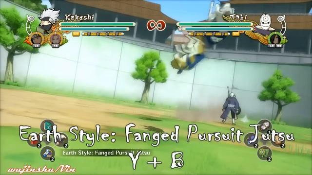 Naruto Ultimate Ninja Storm 3 Kakashi Hatake Complete Moveset with Command List смотреть онлайн