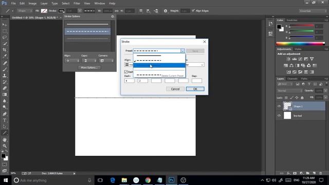 How to Use Line Tool in Photoshop CC смотреть онлайн