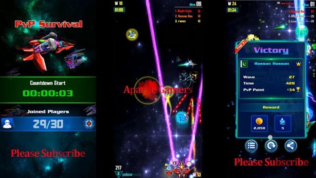 Galaxy Attack: Alien Shooter | PVP Survival Mode Training 1 | With New Updates | By Apache Gamers смотреть онлайн