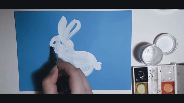 Рисование «Зайка серенький стал беленьким» смотреть онлайн