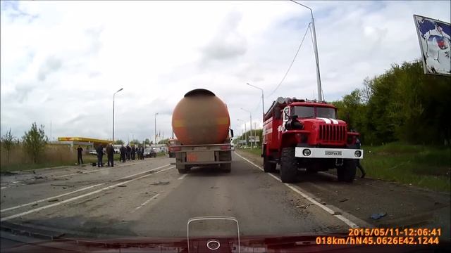 Сгорела фура с. Надежда 11.05.2015 1/2 смотреть онлайн