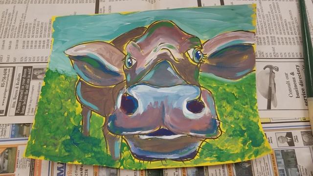 Tempera Batik Technique Part 1 смотреть онлайн