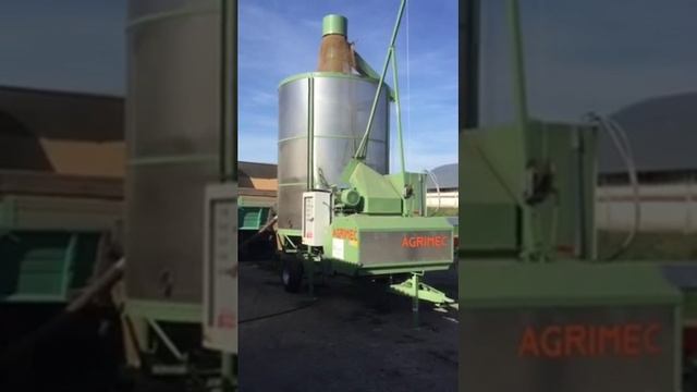 Мобильная зерносушилка Agrimec AS900 Италия смотреть онлайн