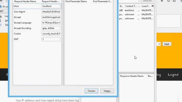 User Agent ile SQL Injection смотреть онлайн