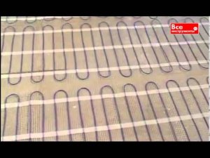 Монтаж теплого пола на основе нагревательного мата