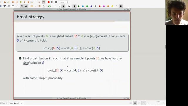 A New Coreset Framework for Clustering (David Saulpic) смотреть онлайн