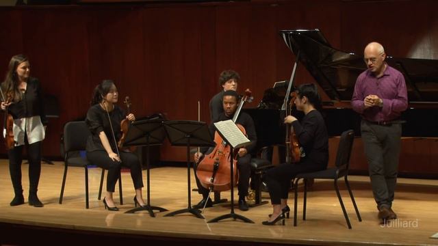 Brahms Piano Quartet No. 3 | Juilliard Areta Zhulla & Roger Tapping Music Master Class смотреть онлайн