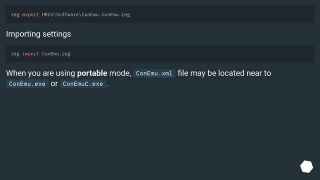 how do I export ConEmu settings? смотреть онлайн