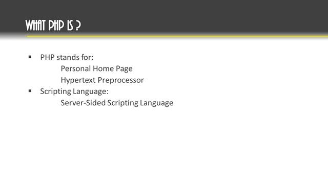 PHP a Brief Overview - PHP & MySQL - 1 смотреть онлайн