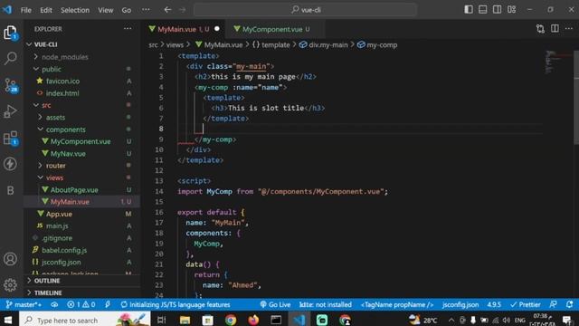 Learn Vuejs In Arabic 2023 - 29- Vue Cli (Slot) смотреть онлайн