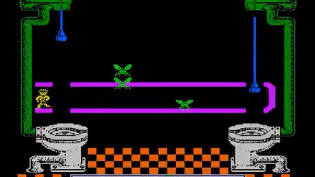 Вектор-06Ц, игра Адскок (1990)