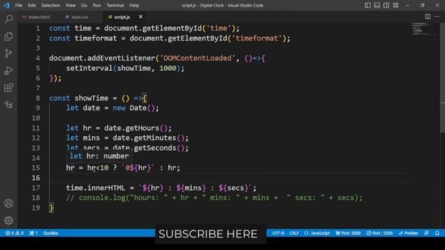 how to create Digital Clock using HTML CSS and JavaScript part 2.#trending #css #html #javascript смотреть онлайн