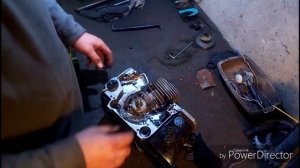 Ремонт двигателя китайской бензопилы ч.1.