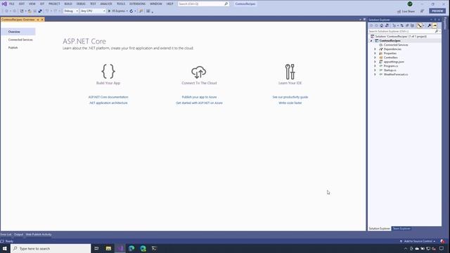Creating a Web API project [3 of 18] | Web APIs for Beginners смотреть онлайн