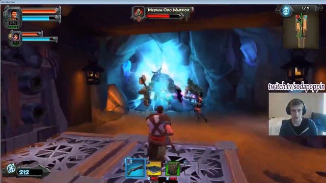 Orcs Must Die 2 coop Sodapoppin & nmp смотреть онлайн