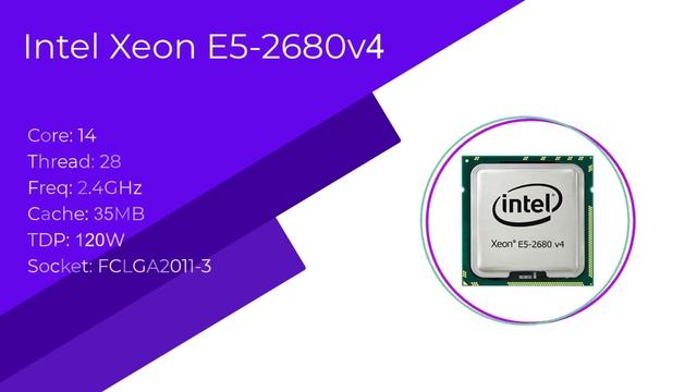 Intel Xeon E5-2680v4 смотреть онлайн