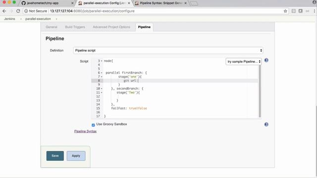 15 - Jenkins Pipeline Parallel executions смотреть онлайн