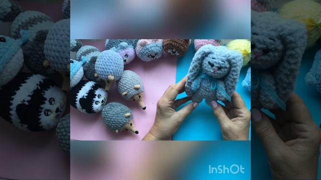 Готовые работы за июль. Что связала.Вязаные игрушки. смотреть онлайн