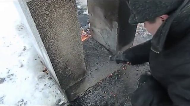 Полистиролбетон горение с древесиной. Проверка на огнестойкость. смотреть онлайн