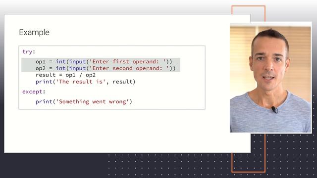The TRY-EXCEPT statement in Python | Intercepting and handling errors смотреть онлайн