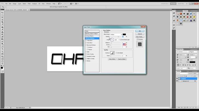 Текстовый эффект -Хром- смотреть онлайн