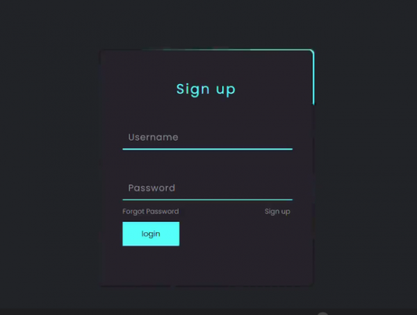 Современная Анимация Авторизации на HTML & CSS