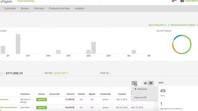 Export Quotes as CSV смотреть онлайн
