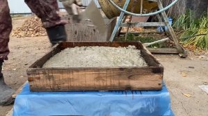 Плиты 50*50 своими руками, формы из поддонов.