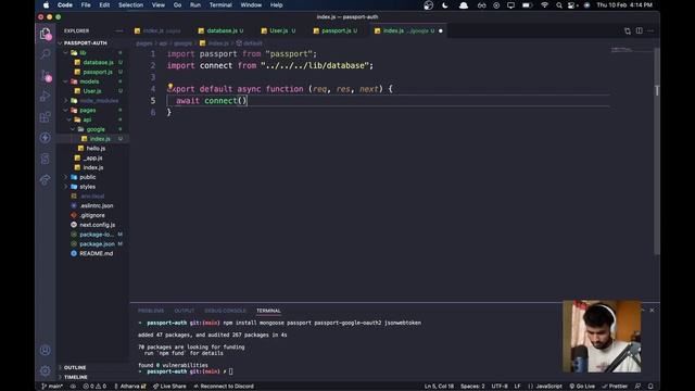 Next.js Google Authentication using PassportJS and MongoDB смотреть онлайн