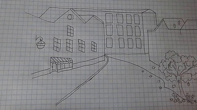 Как нарисовать простой рисунок Осенний Город #38 / Easy how to draw an Аutumn Сity смотреть онлайн
