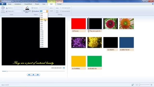 How to adjust photo duration and rotation in Movie Maker смотреть онлайн