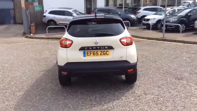 RENAULT CAPTUR DYNAMIQUE S NAV DCI CREAM/BLACK 2015 смотреть онлайн
