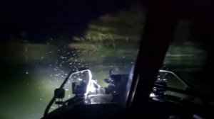 Фары на лодку тест на воде
