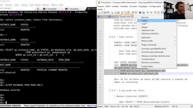 Oracle Active Data Guard: Como ativar смотреть онлайн