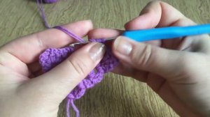 Шаль "Фиалка" крючком/МАСТЕР КЛАСС/Очень простая шаль/Треугольная шаль крючком