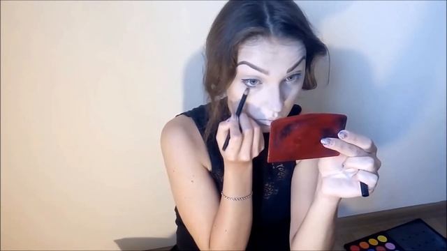 Хэллоуин макияж вампира. Vampire Makeup Tutorial смотреть онлайн