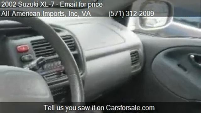 2002 Suzuki XL-7 Standard 4WD - for sale in Arlington, VA 22 смотреть онлайн